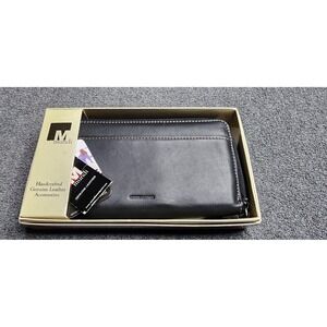 Mundi Black Wallet Credit Card Photo Receipts Coupons Cash Holder Safe‎ Keeper